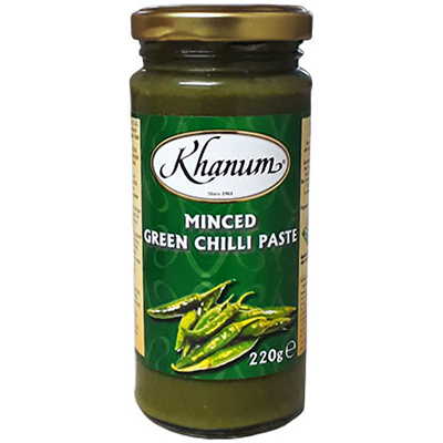 Khanum Minced Green Chilli Paste