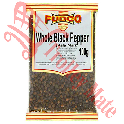 Fudco Whole Black Peppers