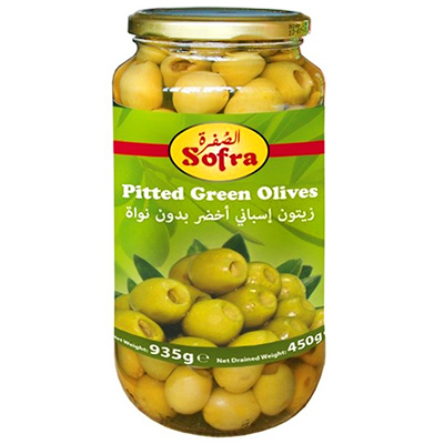 Sofra pitted Green olives