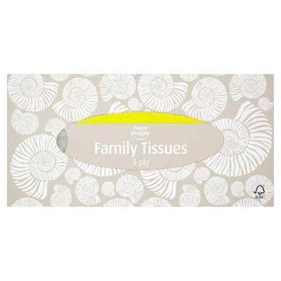 Happy Shopper Family Tissues 90pk