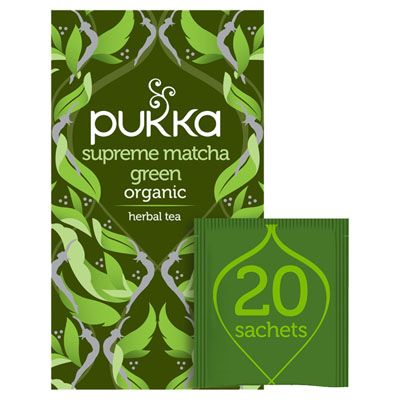 Pukka Organic Supreme Matcha Green 20 Green Tea Sachets