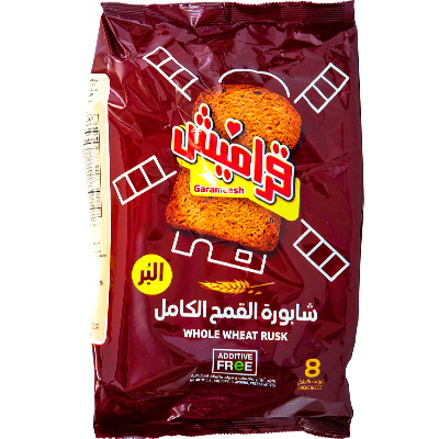 Garameesh whole wheat rusk 8 Pack