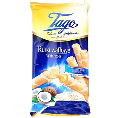 Tago Wafer Rolls Coconut