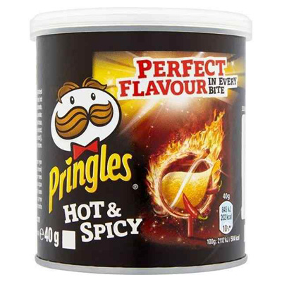 Pringles Hot & Spicy Flavour