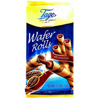 Tago Wafer Rolls Cocoa Cream