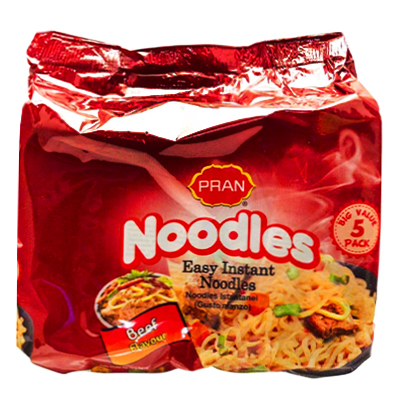 Pran Easy Instant noodles Beef Flavour 5 packs