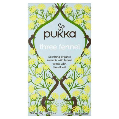 Pukka Organic Three Fennel Tea Bags 20pk