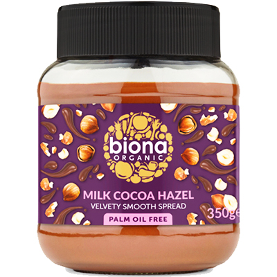 Biona milk cocoa hazelnut spread