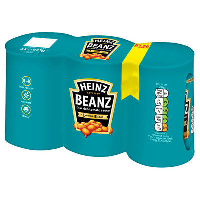 Heinz Beanz 3x