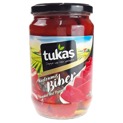 Tukas Roasted Sweet Red Peppers