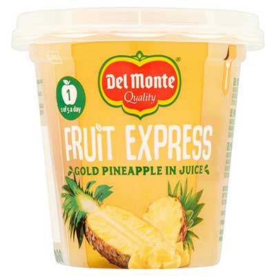 Del Monte Fruit Express Gold Pineapple Chunks In Juice