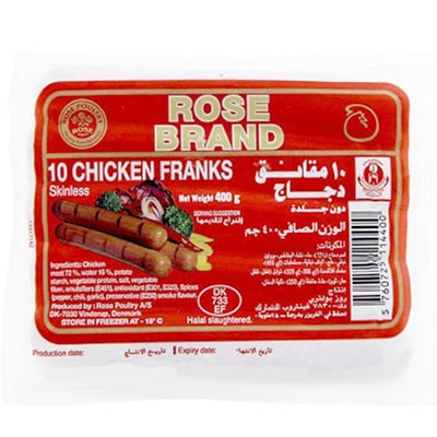 Rose Brand 10 Chicken Franks