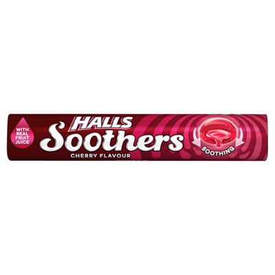 Halls Soothers Real Cherry Juice Sweets