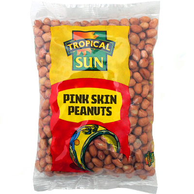 Tropical sun pink skin peanuts