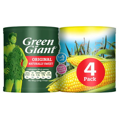 Green Giant Original Sweetcorn 4x