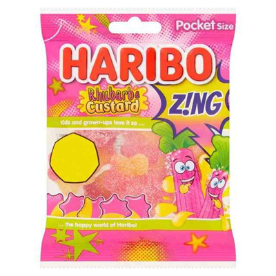 Haribo Rhubarb & Custard Zing