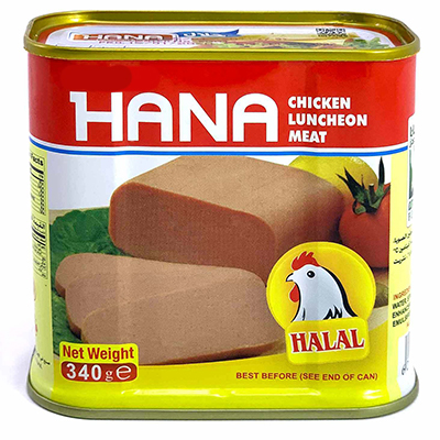 Hana chicken luncheon meat