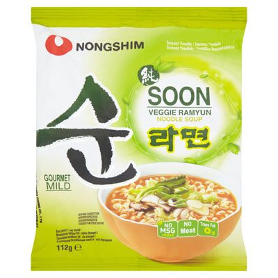 Nongshim Veggie Ramyun Instant Noodle Soup Mild