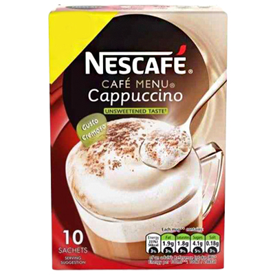 Nescafe Gold Cappuccino Unsweetened 10pk