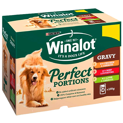 Winalot Perfect Portions Dog Food Mixed In Gravy