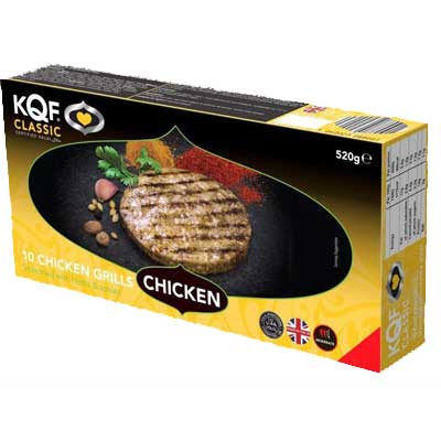 Kqf Chunky Chicken Burgers 10x