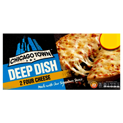 Chicago Town 2 Deep Dish Four Cheese Pizzas