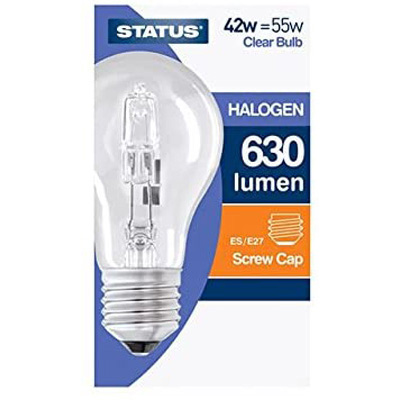 Status  Halogen Gls Es Clear Bulb 42w