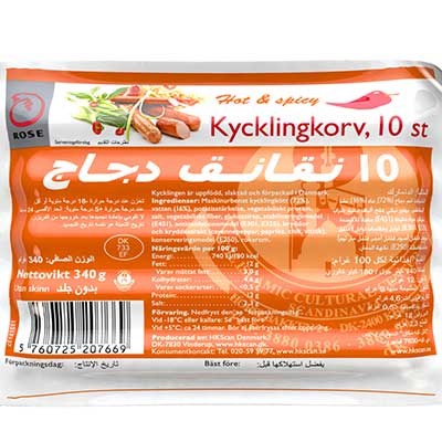 Kycklingkorv Hot And Spicy