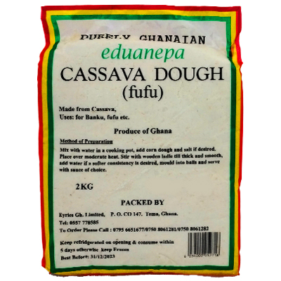 Purely Ghanaian Cassava Dough