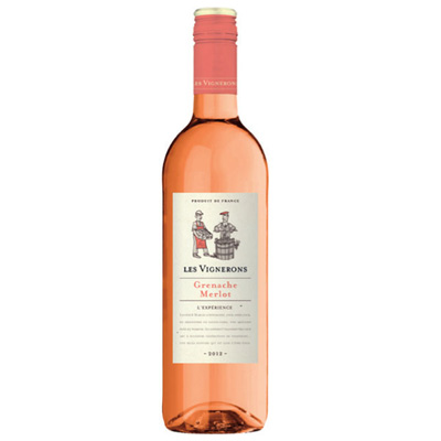 Les Vignerons Grenache Merlot Rose