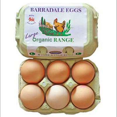 Barradale Organic Eggs Range 6pk