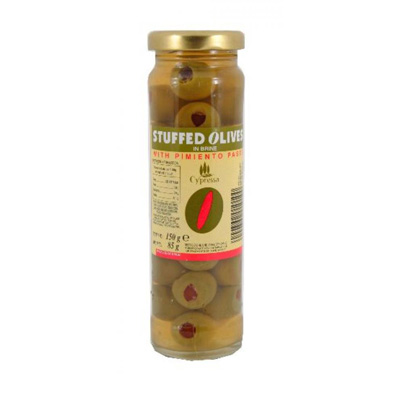 Cypressa Stuffed Olives In Brine With Pimiento Paste