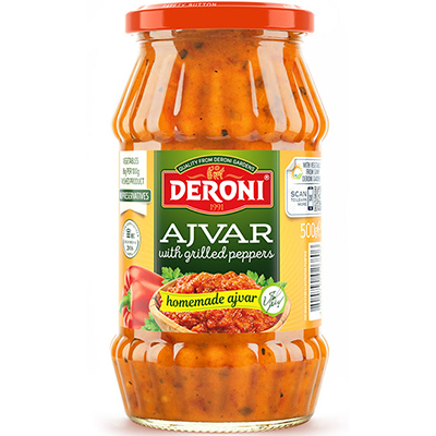 Deroni Ajvar With Grilled Peppers