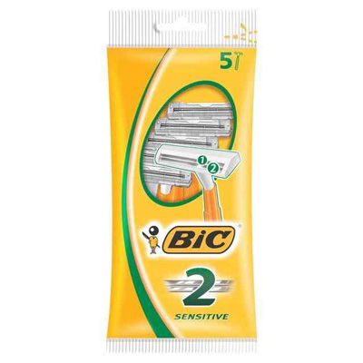 Bic 2 Sensitive Disposable Razors 5pk