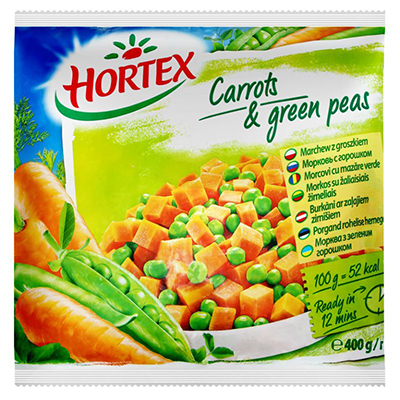 Hortex carrots & Green peas