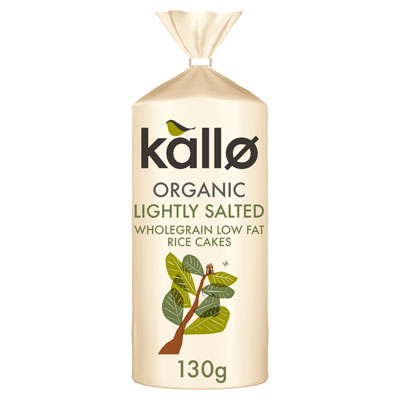 Kallo Original Organic Wholemeal Rice Cakes