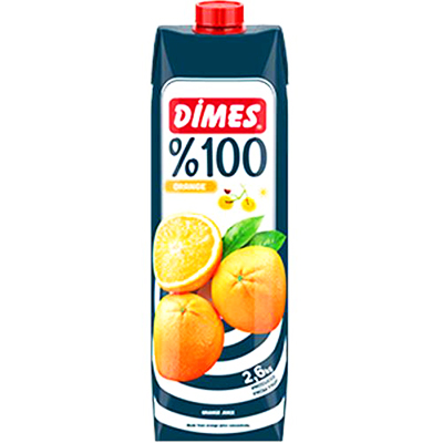 Dimes 100% orange juice