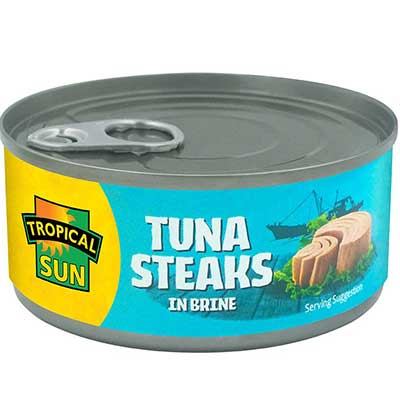 Tropical Sun Tuna Steaks In Brine