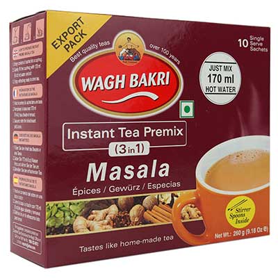 Wagh Bakri Masala Instant Tea Premix 10 Sachet