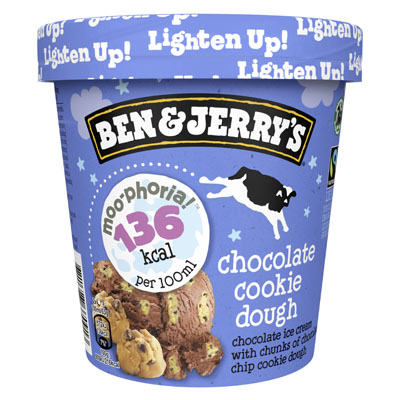 Ben & Jerrys Moo-phoria Chocolate Cookie Dough Light Ice Cream