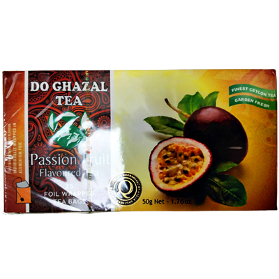 Do ghazal tea passion fruit flavours