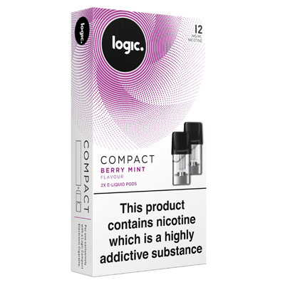 Logic Compact E-liquid Pods Berry Mint Flavour