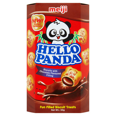 Meiji Hello Panda Biscuits With Chocolate Flavoured Filling