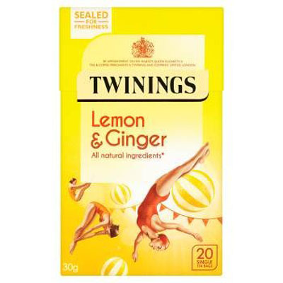 Twinings Lemon & Ginger 20 Teabags