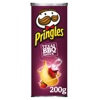 Pringles Texas Bbq Sauce Flavour Crisps