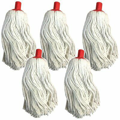 County Professional Red Size 16 Plastic Socket Cotton Mop Head