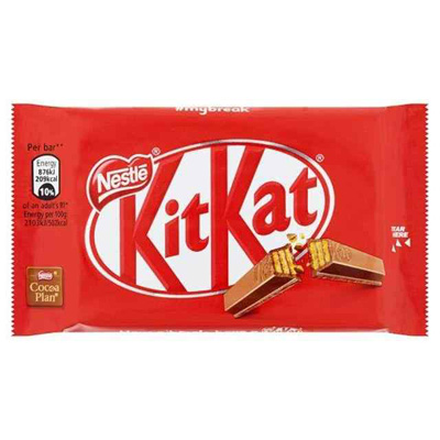 Kitkat 4 Finger Milk Chocolate Bar