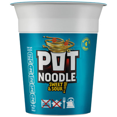 Pot Noodle Sweet & Sour Flavour