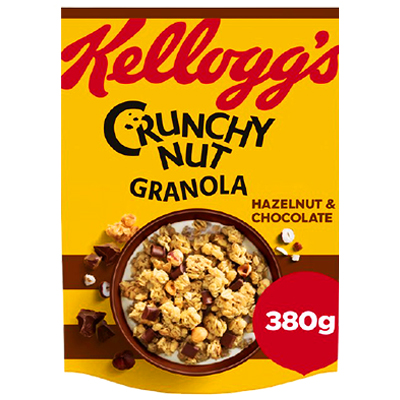 Kelloggs Crunchy Nut Granola Hazelnut & Chocolate