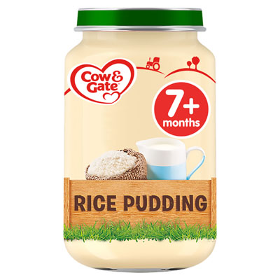 Cow & Gate Rice Pudding Baby Food Jar 7+